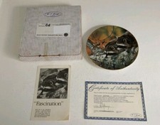 Collectors Plate WS George Our Woodland Friends Fascination Carl Brenders Rare