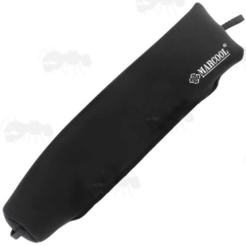Large black neoprene rifle - black,