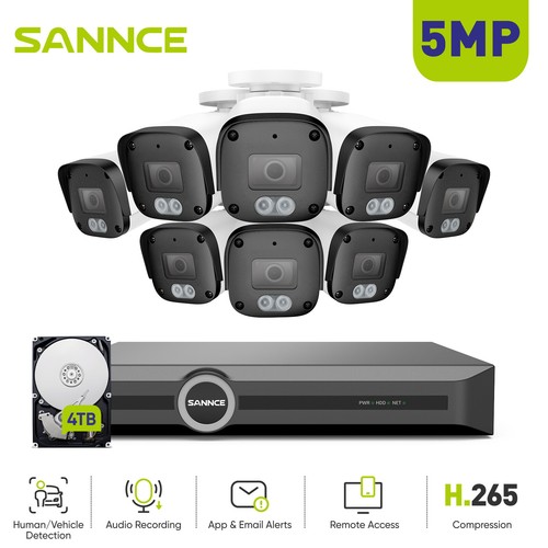 Sannce 5mp cctv camera - sannce,