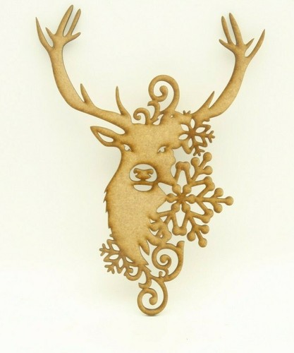 Stag head camoflauged deer - stag,