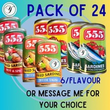 555 sardines  (pack of 24