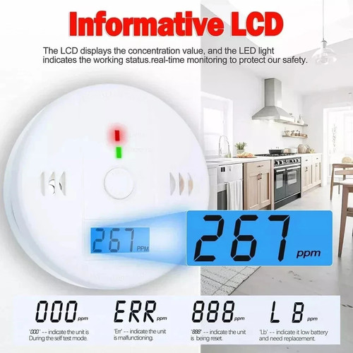 Carbon monoxide detector - carbon,