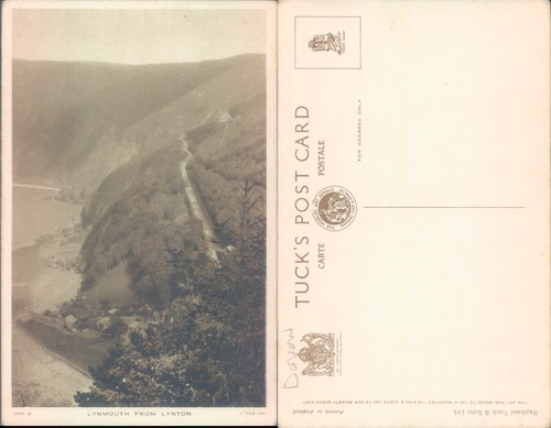 Lynmouth from lynton devon - from,