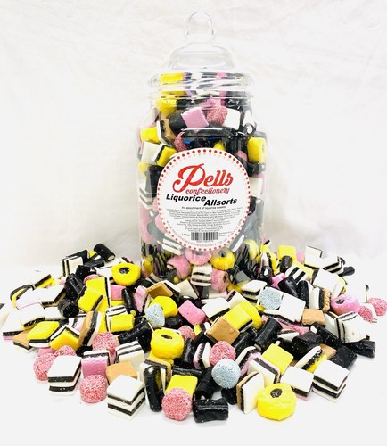 Liquorice allsorts 25kg jar - allsorts,