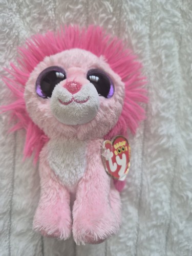 Beanie boo fluffy pink - ty,