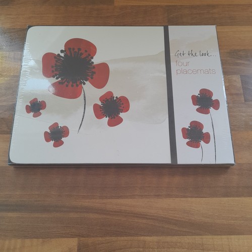Poppy plate placemats new - placemats,