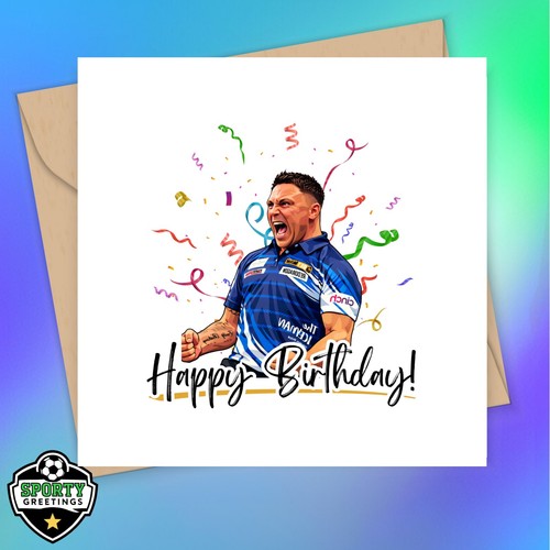 Gerwyn price birthday card - card, –