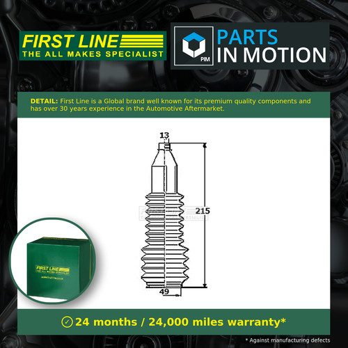 Steering rack boot fits smart - steering,