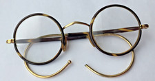 Rolled Gold Windsor Spectacle Glasses Frame Faux Tortoiseshell HAWES John Lennon