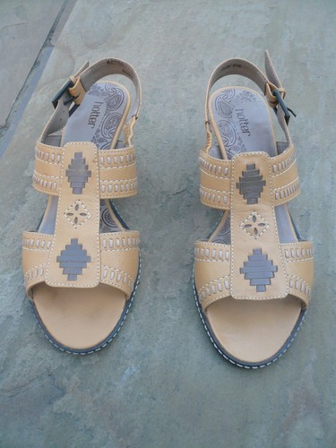 Hotter aztec yellow sandals - hotter,