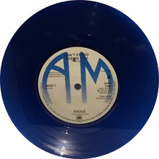 BLUE VINYL POLICE ~ Can`t Stand Losing You / Dead End Job ~ A & M AMS 7381