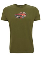 Classic Car T Shirt V12 Graphic Union Jack British Show Interceptor Persuaders