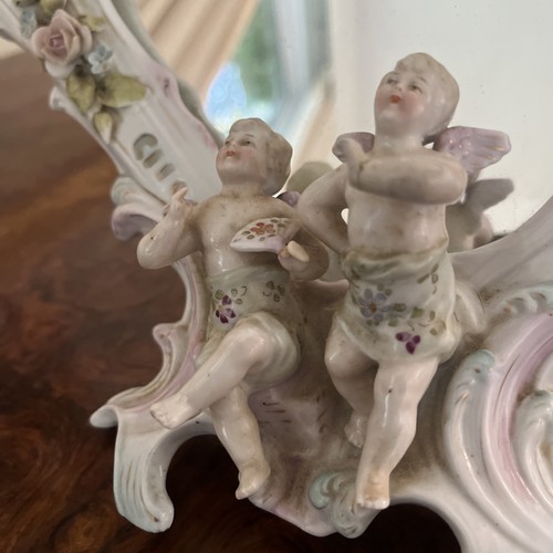 Vintage porcelain cherub - porcelain,