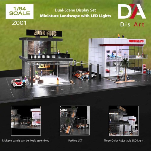 Diorama diecast garage - diorama,