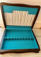 Vintage wooden empty cutlery - empty,