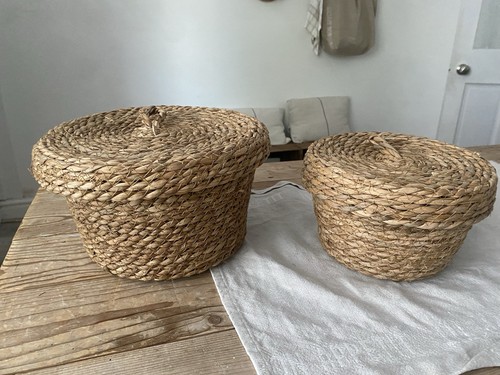 Sea grass wicker baskets - sea,