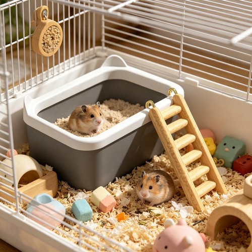 Hamster bathroom premium - hamster,
