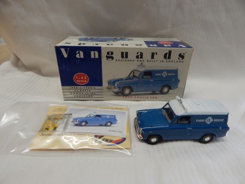 Vanguards ford anglia - van, rac