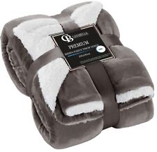 Sherpa Fleece Blanket - Blankets and Throws for Sofa Bed -Thick Warm Fluffy!