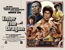 ENTER THE DRAGON 1973  quad