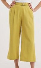 JULIPA LADIES LIME LINEN CROP