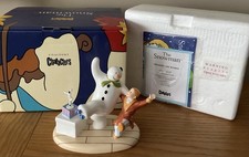 Coalport The Snowman Treading the Boards Ltd Ed Figure. Boxed & Certificate 