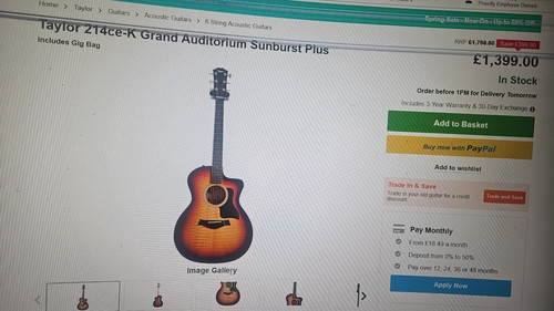Taylor 214ce plus - taylor, 214ce-k