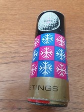 Vintage Dunlop 65 Golf Balls In Original Christmas Tube
