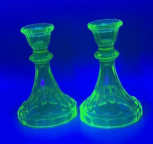 Vintage uranium green glass - vintage,