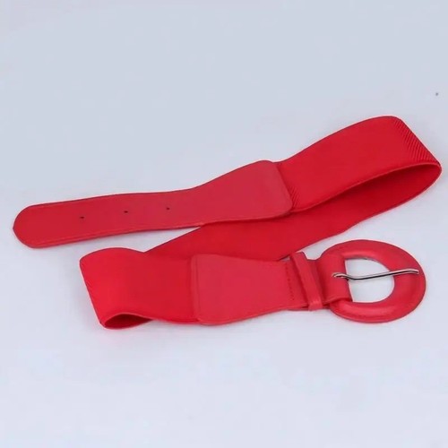 Women elastic waist belt - waist, pu