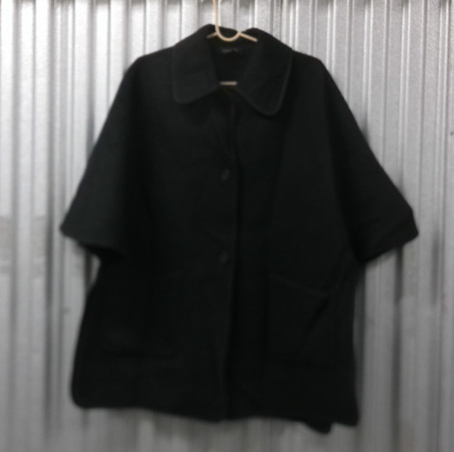 Talbots black cape jacket - talbots,