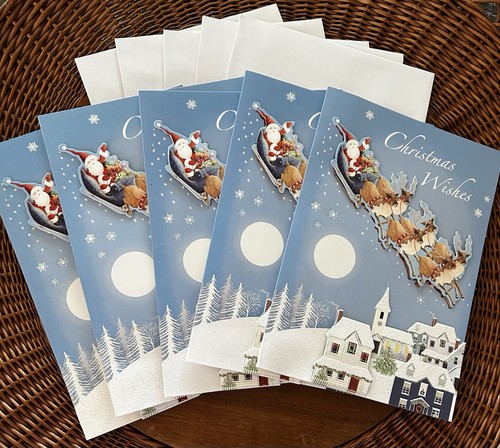 Vintage santa reindeer - vintage,