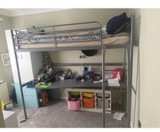 IKEA Metal Framed High Sleeper