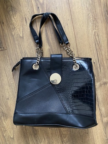 Bessie black tote bag medium - bessie,