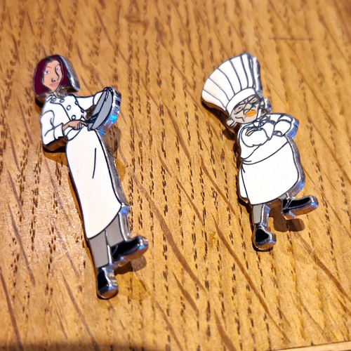 Chef character enamel pin - chef,