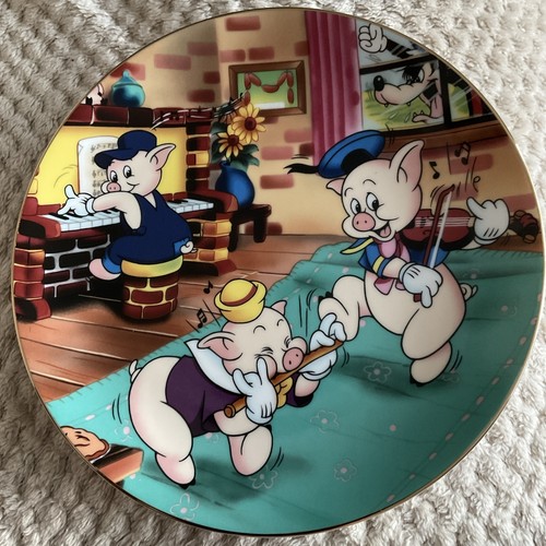 Disney plate 1933 little - disney, (1933