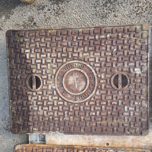 Cast iron manhole cover 656mm - iron,