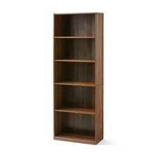 71 In Tall 5 Shelf Wood