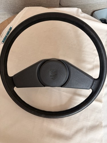 Porsche 924 black steering - porsche,