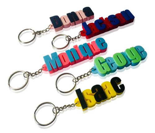 Personalised keyring - 3d,