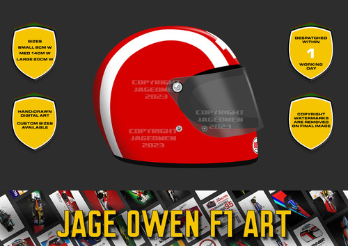 Siffert helmet stickers - f1,