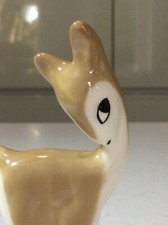 Vintage 50s Midwinter Stylised DEER FAWN DOE Mid Century Figurine Porcelain