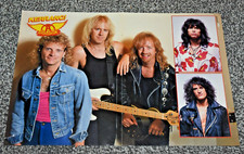 AEROSMITH  / SKID ROW band A3 glossy ORIGINAL magazine ART 2 sided poster