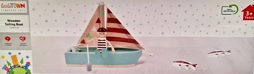 Little town aldi wooden sail - little,