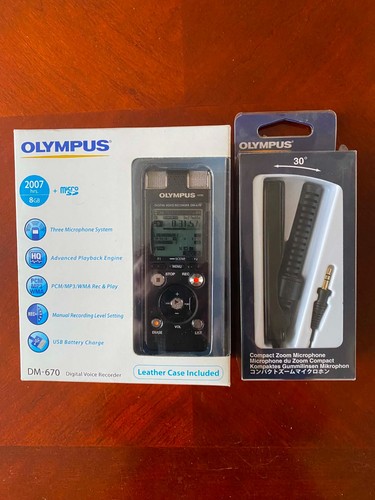 Olympus 670 digital voice - dm-670,