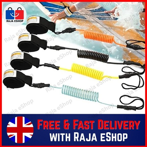 Premium coiled bodyboard leash - coiled,