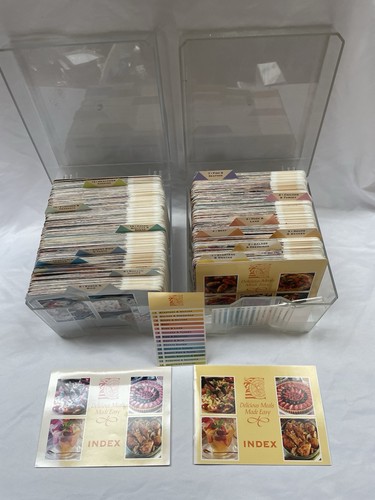 Vintage recipe cards - 2, boxes