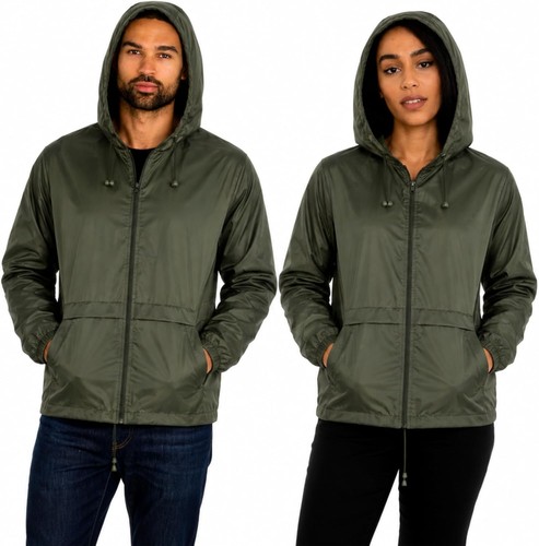 Style hooded raincoat - up,