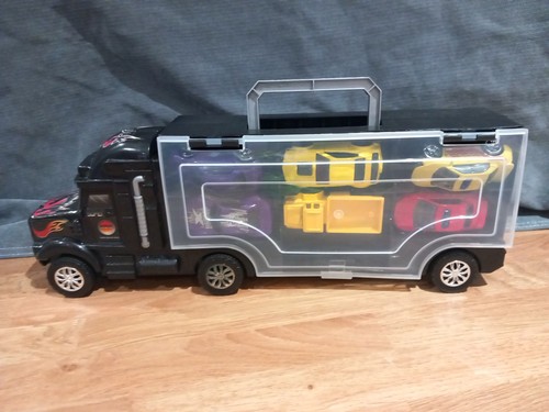 Toy car transporter truck with - toy,