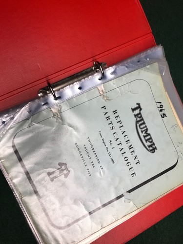 Triumph 650 1966 factory - 650, parts